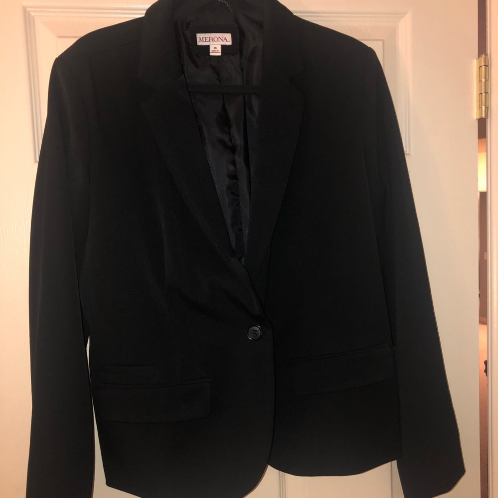 Black business jacket